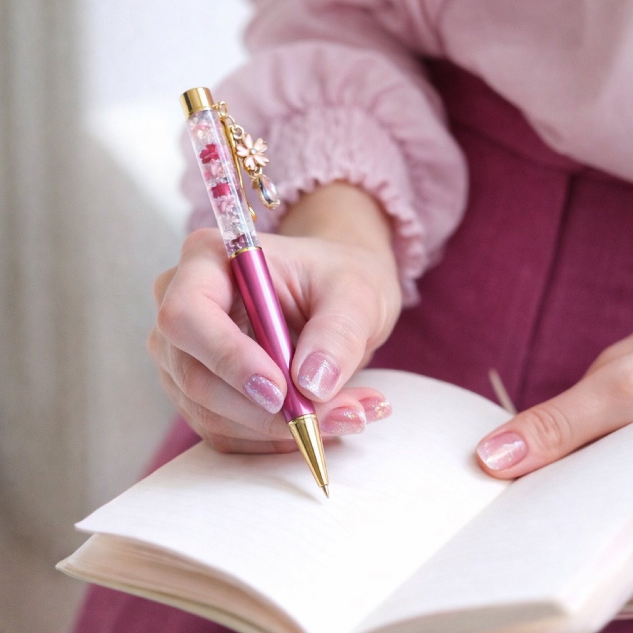 手の中に咲いた今年の桜｜2026 Sakura Collection ハーバリウムボールペン