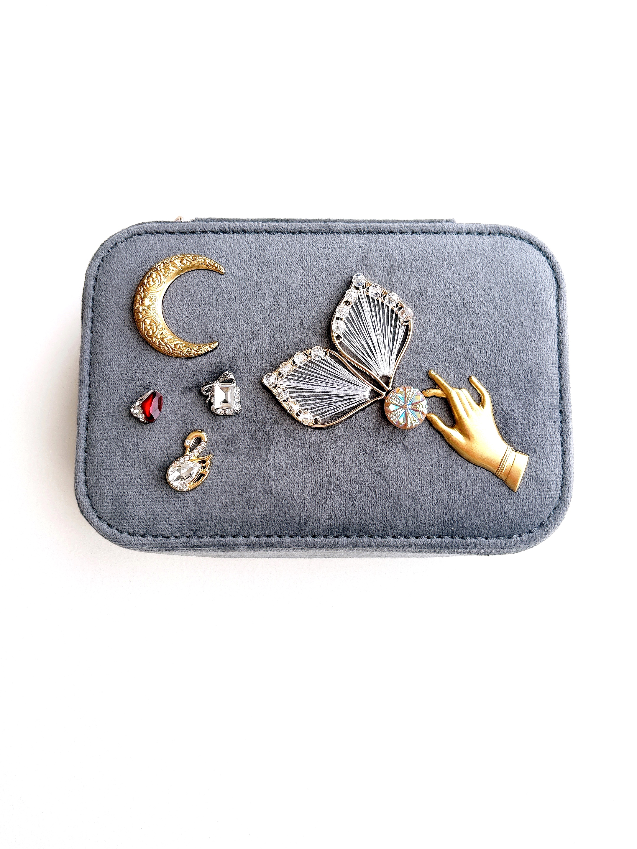 月光を宿す、静かな休息の場所 ― 月光の宝石箱［アースグレー］